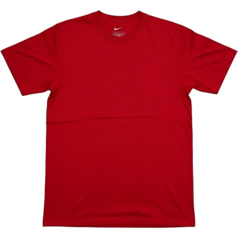 Nike Mens Dri-Fit T-Shirt Short Sleeve Red Medium Performance Tee